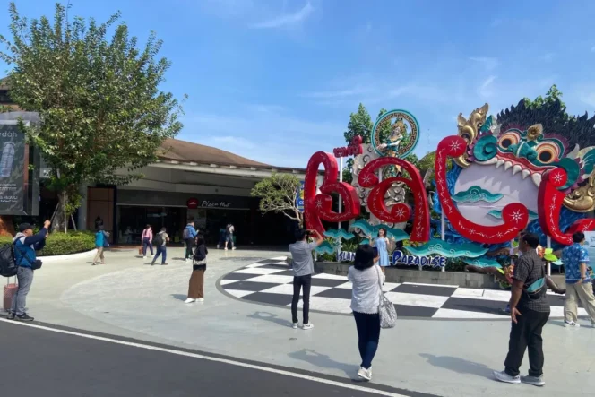 
Suasana Bandara I Gusti Ngurah Rai di Denpasar, Bali. 