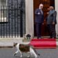 Perdana Menteri Inggris Keir Starmer saat berbincang dengan Presiden Prabowo Subianto mengenai Larry the Cat, kucing resmi Kantor Perdana Menteri Inggris, di Kantor Perdana Menteri Inggris, Downing Street, London, Selasa 20 Januari 2026 (Foto: Biro Pers Sekretariat Presiden)