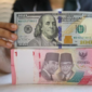 ilustrasi nilai tukar rupiah terhadap dolar AS melemah