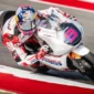 Veda Ega Pratama saat memacu motor di ajang Moto3 2026.