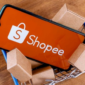 aplikasi Shopee dan logo Kemendag terkait aduan konsumen PMSE.