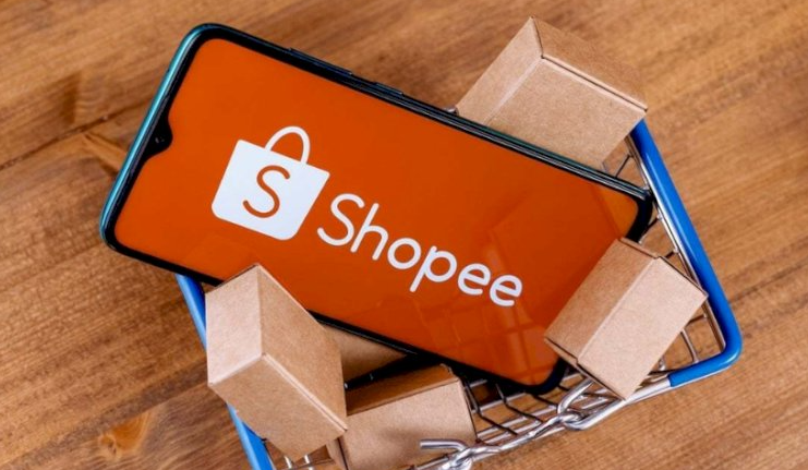 aplikasi Shopee dan logo Kemendag terkait aduan konsumen PMSE.