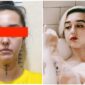 Fabiola Elizabeth Agnes saat menjalani proses hukum setelah ditetapkan sebagai tersangka kasus penipuan daring.