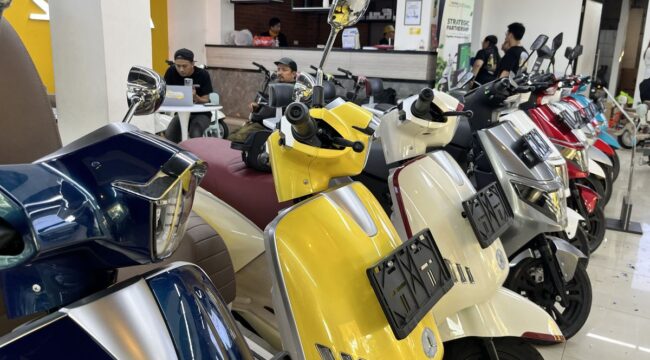 Pasar motor listrik Indonesia dinilai masih memiliki ruang pertumbuhan di tengah dominasi motor berbahan bakar bensin.