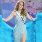 Miss Canada Jaime VandenBerg saat tampil di ajang Miss Universe