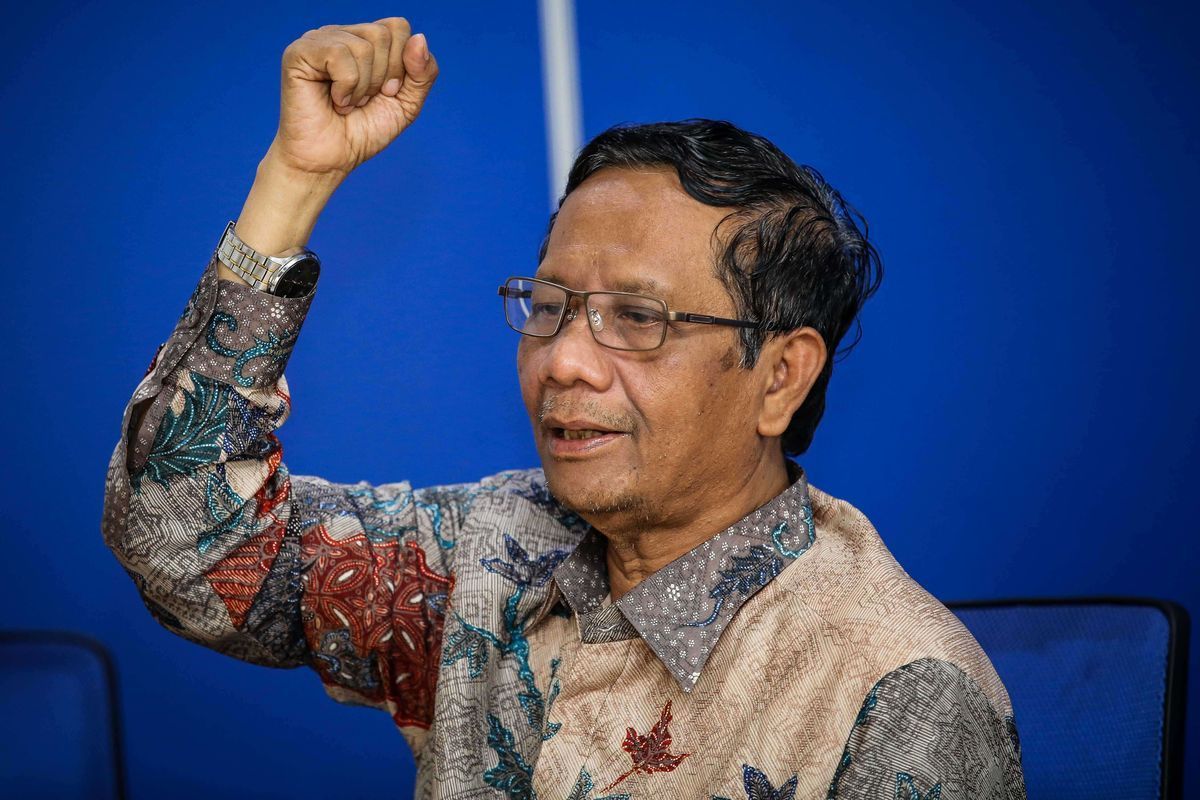 Mahfud MD mendorong judi online masuk dalam cakupan RUU Perampasan Aset.