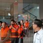 Gedung KPK di Jakarta terkait penanganan dugaan korupsi dana kebencanaan BNPB
